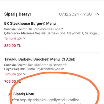 Sipariş Eksikliği Ve Gecikme Sorunu