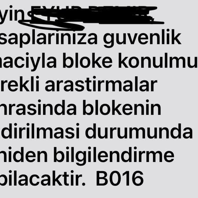 Bloke Edilen Hesap Ve Ulaşılamayan Müşteri Hizmetleri