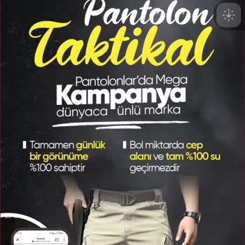 Taktik Pantolon | Kargopantolon. Site Yanıltıcı Reklam Ve Kalitesiz Ürün Sorunu