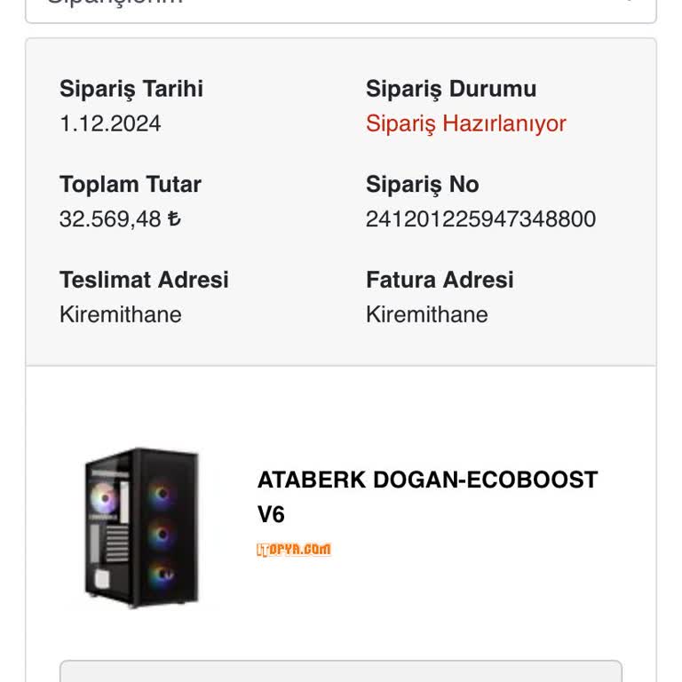 Demonte Siparişte Uzayan Teslimat Süresi