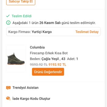 Yanlış Fatura Ve Kullanılmış Ürün Sorunu