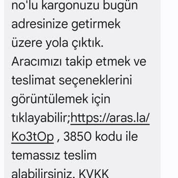 Aras Kargo'nun Teslimat Sorunu