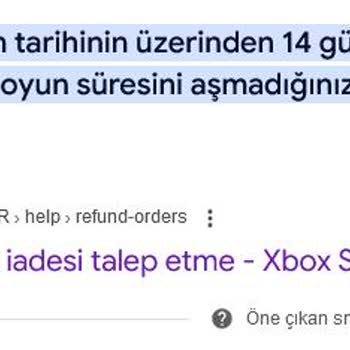 Xbox Dijital Oyun İadesi Sorunu