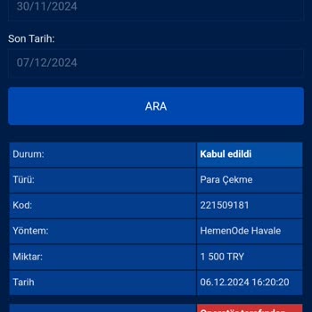 Radissonbet : Nakit İade Sorunu