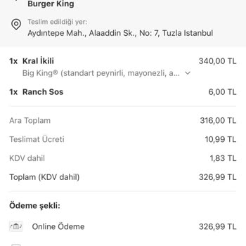 Teslim Edilmeyen Siparişin Teslim Alındı Gösterilmesi