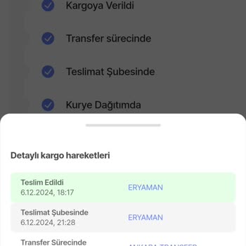 Teslim Edilmeyen Kargo Sorunu