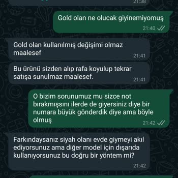 Yanlış Numara Ve Kalitesiz Ürün Sorunu