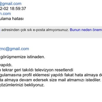 Smart TV Ve Android TV Uygulama Güncellemesi Sonrası Hata