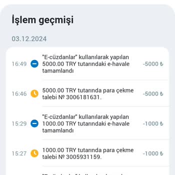 Para Çekim Talebim Hala Hesabıma Geçmedi