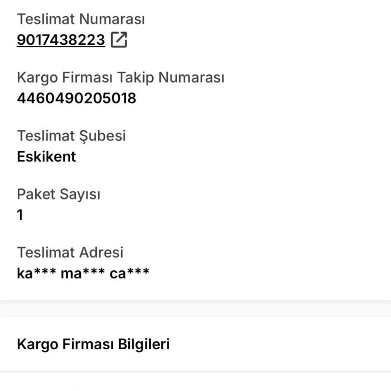 Aras Kargo'nun Teslimat Sorunu
