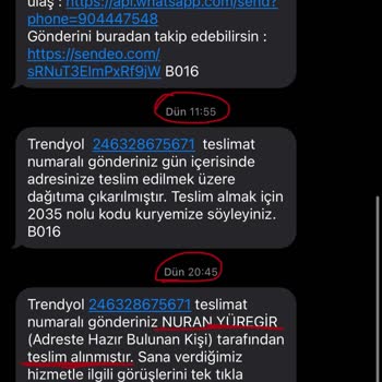 Kayıp Kargo Ve İletişim Sorunları