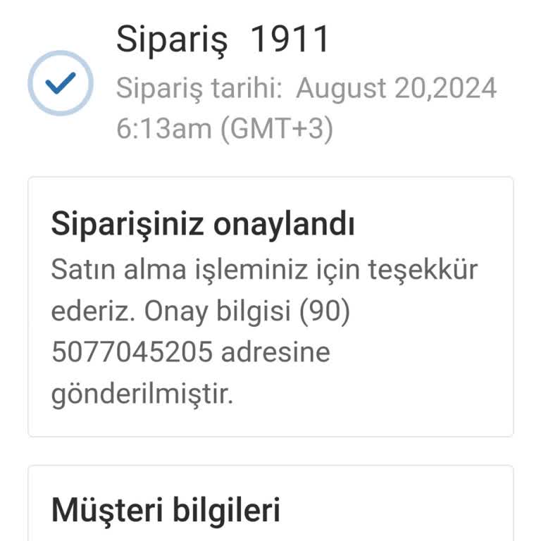 Sipariş Edilen Sandalye Teslim Edilmedi, Para İadesi Bekleniyor