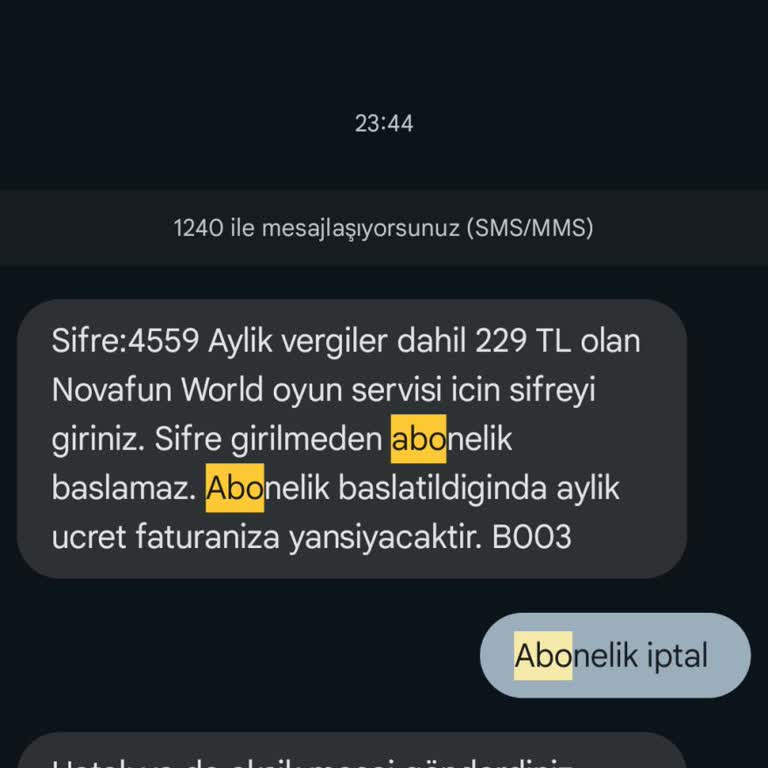 Vodafone Abonelik Sorunu Ve Dava Tehdidi