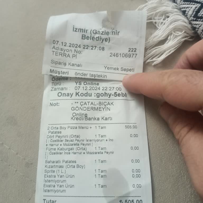 Buz Gibi Pizza Ve İlgisiz Müşteri Hizmeti