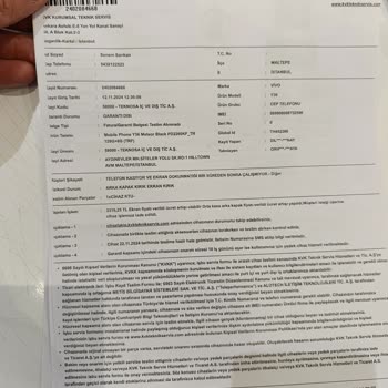 Onarım Ücreti Sorunu Ve İlgisizlik