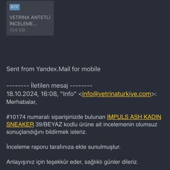 Ayakkabı İadesinde Müşteri Hizmetleri Sorunu