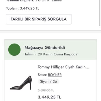 Teslim Edilemeyen Sipariş Mağduriyeti