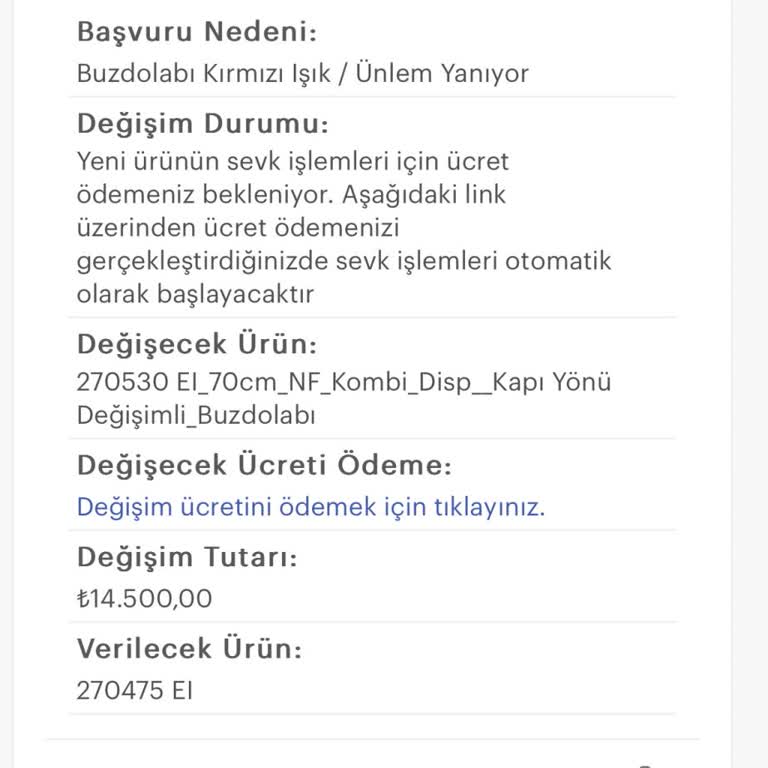 Arçelik Buzdolabında Süregelen Arıza Ve Müşteri Mağduriyeti