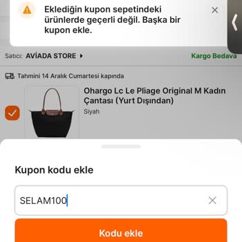 Kupon Kullanım Sorunu: İlk Alışverişte Hayal Kırıklığı
