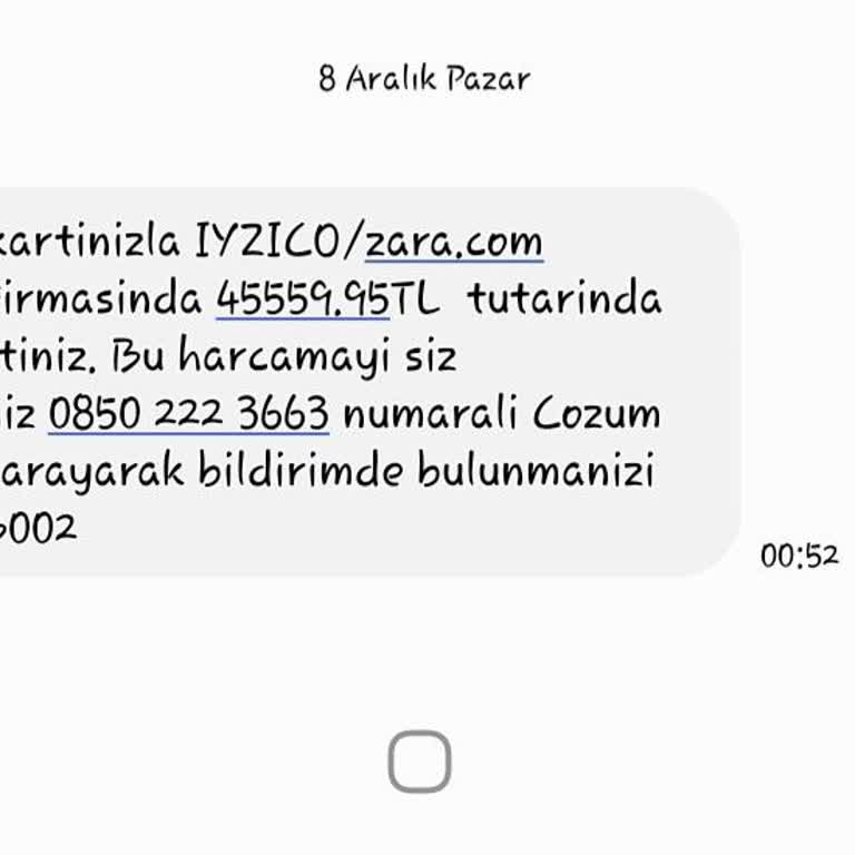 Bilinmeyen Yüksek Tutar: İzinsiz Kredi Kartı Kullanımı