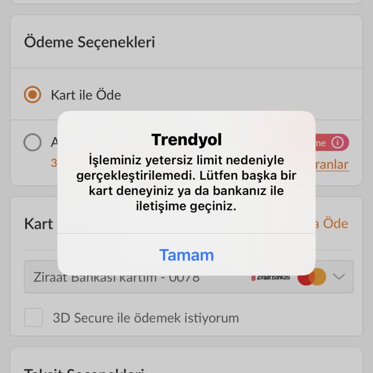 Genç Kart Yetersiz Limit Sorunu