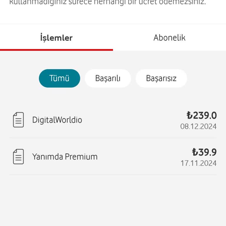 Bilgim Dışında Başlatılan Abonelik Ve Yansıtılan Ekstra Ücret