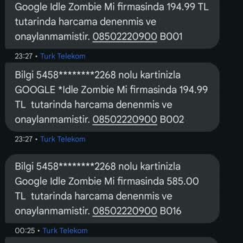 Oyun İçi Harcamalarla Mağduriyet Yaşadım