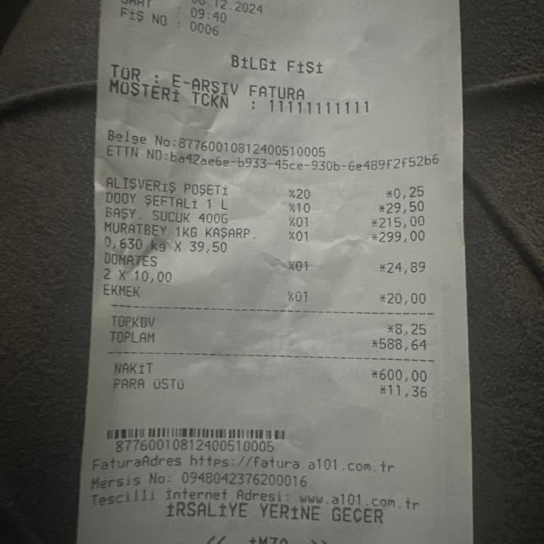 A101 Bayraklı Şubesinde Müşteri Hizmetleri Sorunu