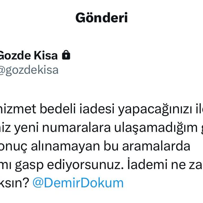 Geri Ödeme Sürecindeki Aksaklık Ve İletişim Sorunları