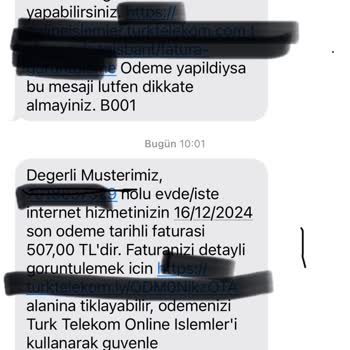 İptal Edilen Abonelik İçin Haksız Fatura Gönderimi