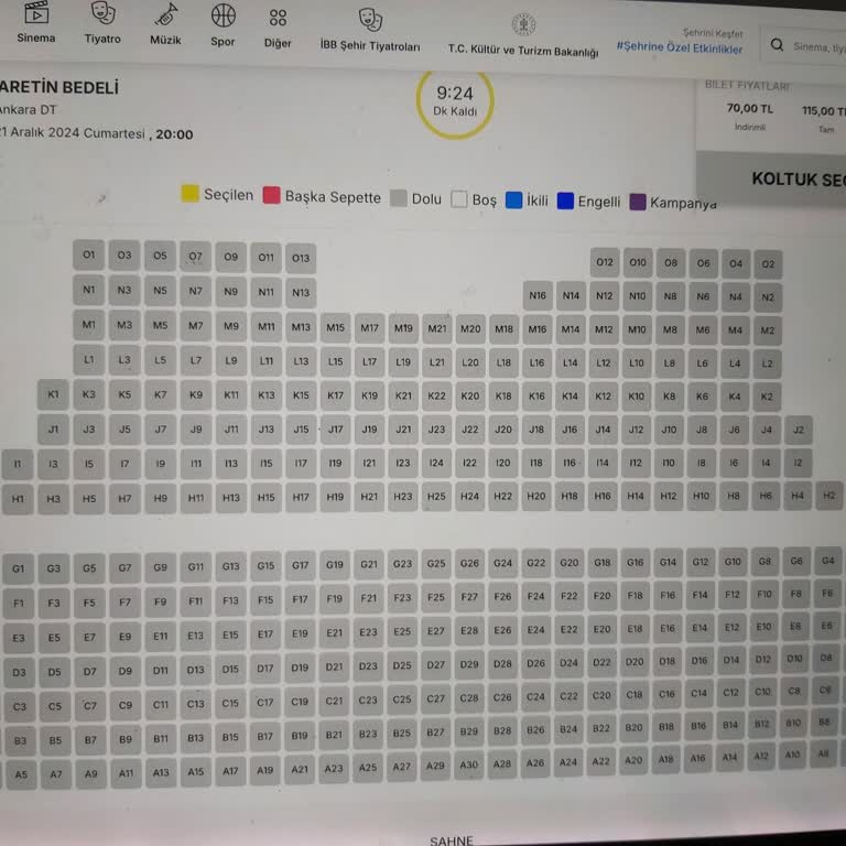 Tiyatro Biletlerinde Gizemli Tükeniş