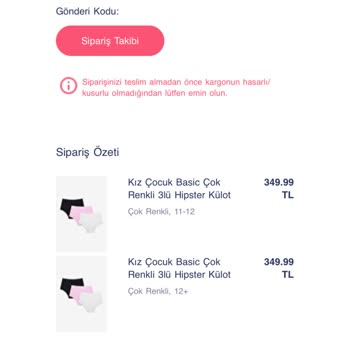 Penti Alışverişimde Eksik Ürün Ve İade Sorunu