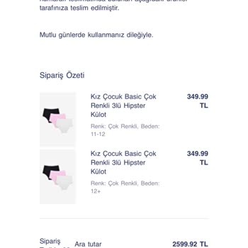 Penti Alışverişimde Eksik Ürün Ve İade Sorunu