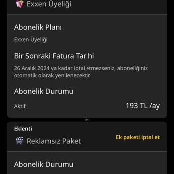 Exxen Abonelik Sorunu Ve Yetersiz Müşteri Desteği