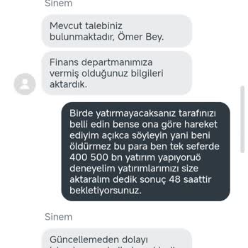 VIP Üyeye Yakışmayan Hizmet