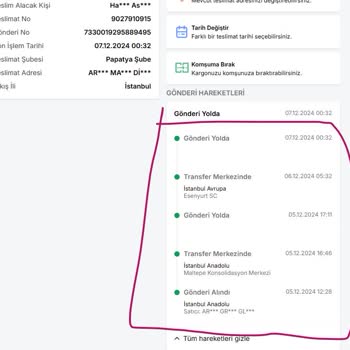 Yanlış Yönlendirme Ve Yavaş Kargo Şikayeti