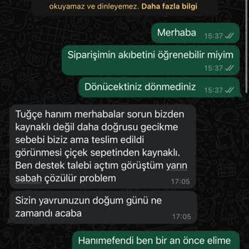 Çiçek Sepeti'nden Sipariş Edilen Magnet Teslim Edilmedi