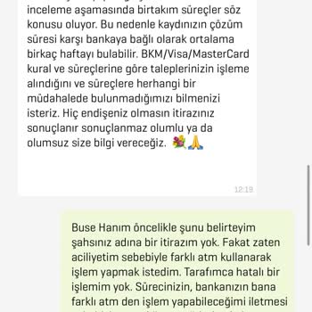 Denizbank ATM'sinde Para Çekme Sorunu Ve Yetersiz Müşteri Hizmeti