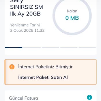Sınırsız Sosyal Medya Tarifesinde İnternet Sorunu