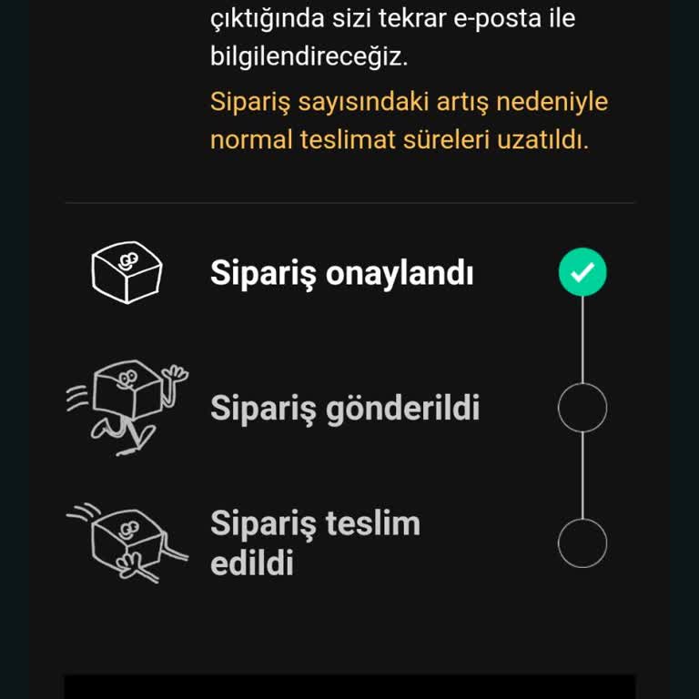 Siparişim Neden Hala Kargoya Verilmedi