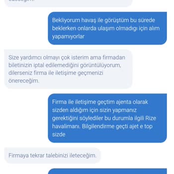 Uçuş İptali Sonrası Mağduriyet Ve İade Sorunu