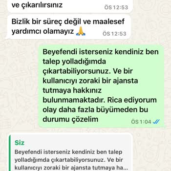 Ajans Çıkış Talebim Reddedildi