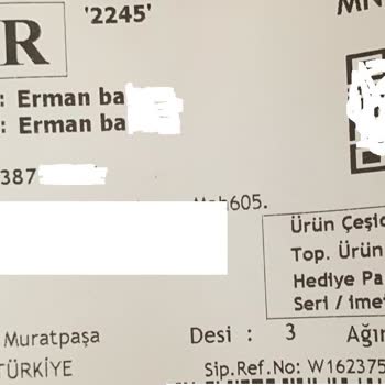 Eksik Ürün Ve Yetersiz Müşteri Hizmeti