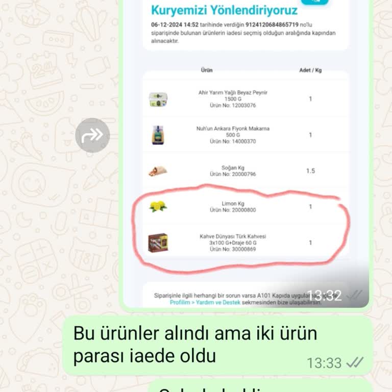 A101 İade Sürecinde Eksik Ödeme Ve İlgisizlik