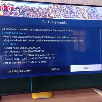 Samsung TV'den Gelen Sürekli Cızırtı Sorunu