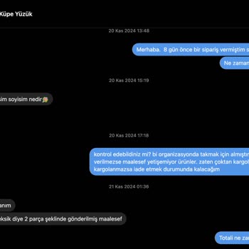 Para İadesi Ve Ürün Teslimatı Sorunu: Mağduriyetimiz Devam Ediyor