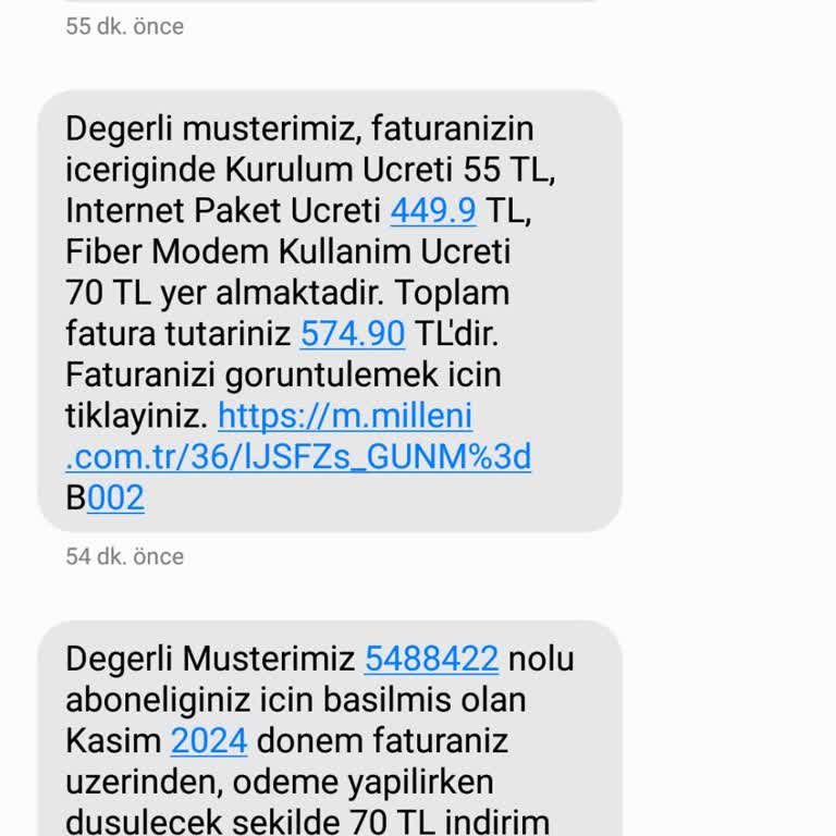Millenicom Beklenmedik Fatura Artışı
