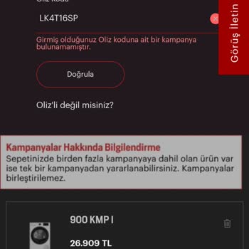 Oliz Plus İndirim Kodu Sorunu Ve Para İadesi Beklentisi