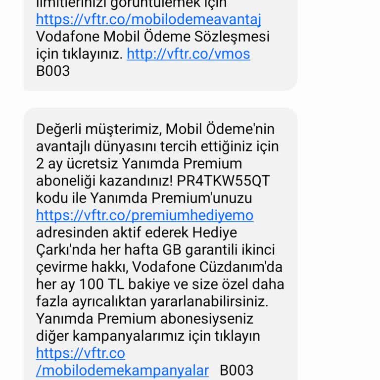 Vodafone İzinsiz Abonelikler Ve Beklenmedik Ücretlendirme Sorunu!