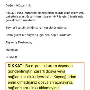 Boyner'de Yaşanan Teslimat Ve İade Sorunları